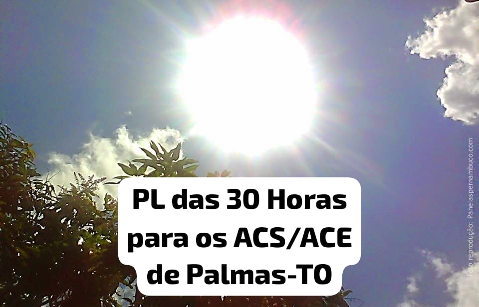A Urgência da Jornada de 30 Horas para Agentes Comunitários de Saúde e de Combate às Endemias em&nbsp;Palmas-TO.